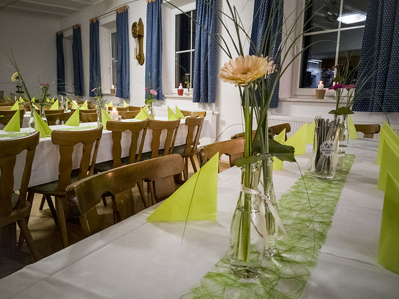 Gastraum Musikerheim Dinkelscherben